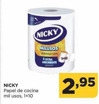 Alimerka Nicky papel de cocina mil usos oferta