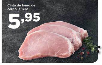 Alimerka Cinta de lomo de cerdo oferta