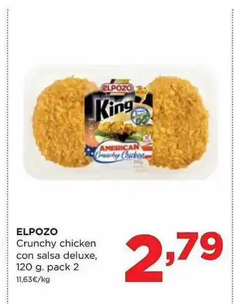 Alimerka Elpozo crunchy chicken con salsa deluxe oferta