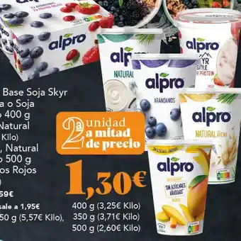 Gadis Yogur alpro oferta