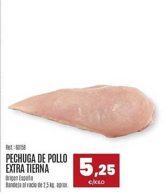 Makro Pechuga de pollo extra tierna oferta