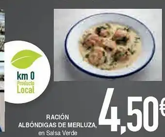 Masymas Ración albóndigas de merluza oferta