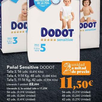 Gadis Pañales dodot oferta