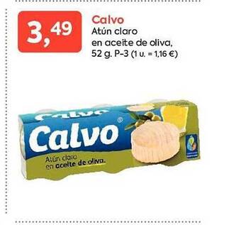 Suma Supermercados Calvo atún claro en aceite de oliva oferta