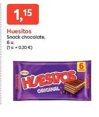 Suma Supermercados Huesitos snack chocolater oferta