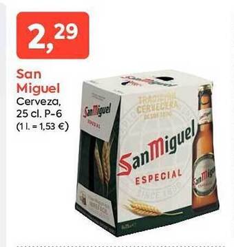 Suma Supermercados San miguel cerveza oferta
