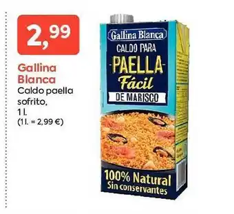 Suma Supermercados Gallina blanca caldo paella sofrito oferta