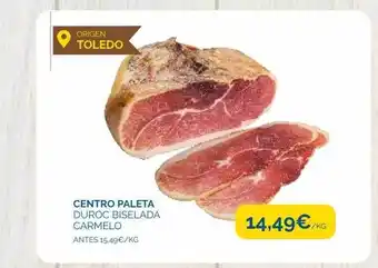 Supermercados La Despensa Centro paleta duroc biselada carmelo oferta