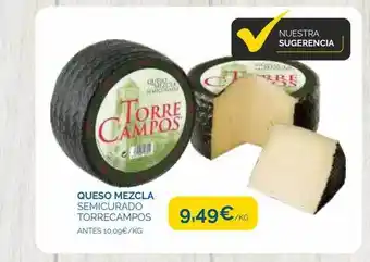 Supermercados La Despensa Queso mezcla semicurado torrecampos oferta