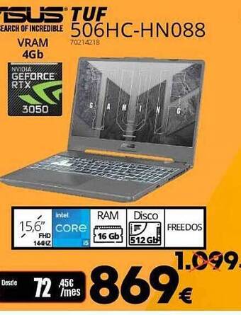 Ecomputer Asus tuf 506hc-hn088 oferta