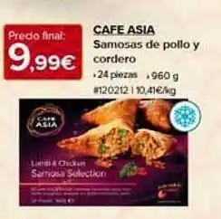 Costco Café asia samosas de pollo y cordero oferta