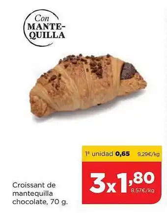 Alimerka Croissant de mantequilla chocolate oferta