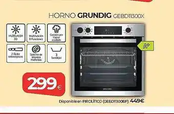 Tien 21 Horno grundig oferta