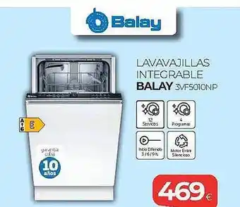 Tien 21 Lavavajillas integrable balay oferta
