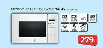 Tien 21 Microondas integrable balay oferta