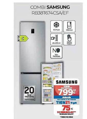 Tien 21 Combi samsung oferta