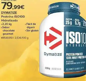 Costco Dymatize proteina iso100 hidrolizada oferta