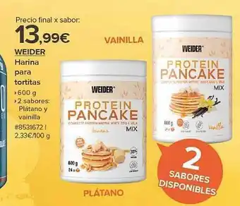 Costco Weider harina para tortitas oferta