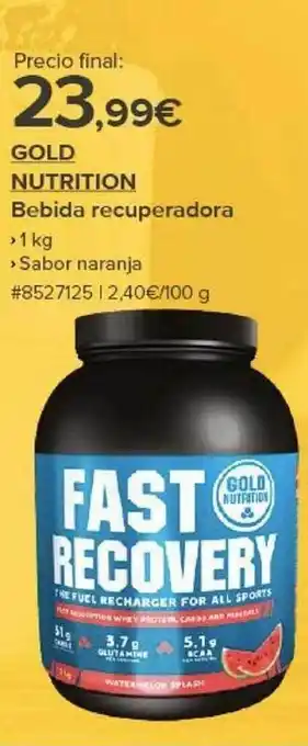 Costco Gold nutrition bebida recuperadora oferta
