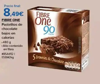 Costco Fibre one pastelitos de chocolate bajos en calorias oferta