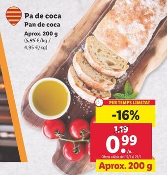 Lidl Pan oferta