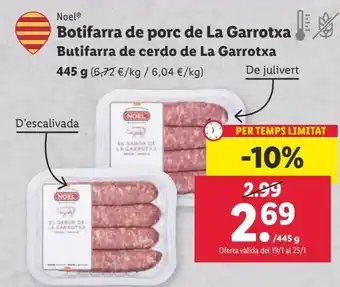 Lidl Butifarra noel oferta