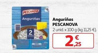 Alcampo Anguriñas pescanova oferta