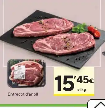 Caprabo Entrecot de novillo oferta
