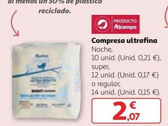 Alcampo Compresas alcampo oferta