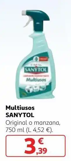Alcampo Limpiadores sanytol oferta