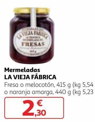 Alcampo Mermelada la vieja fábrica oferta