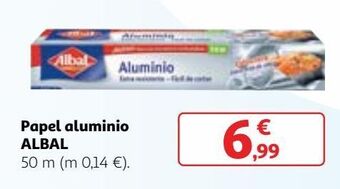 Alcampo Papel de aluminio albal oferta