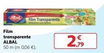 Alcampo Film transparente albal oferta