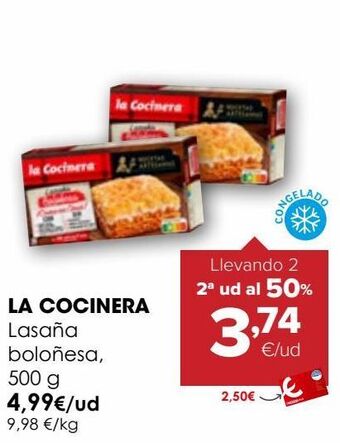 Autoservicios Familia Lasaña boloñesa la cocinera oferta