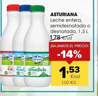 Autoservicios Familia Leche entera asturiana oferta