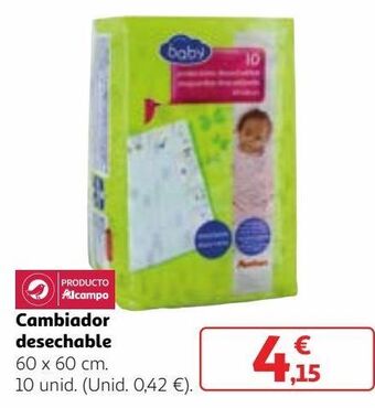 Alcampo Cambiador bebé alcampo oferta