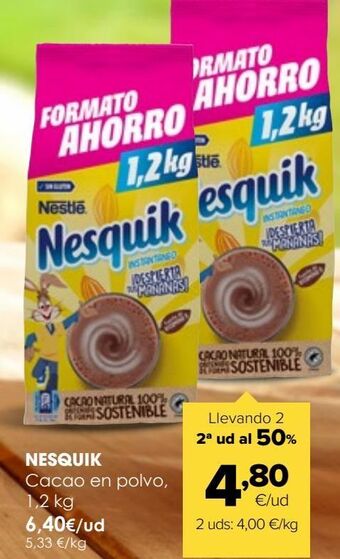 Autoservicios Familia Cacao en polvo nesquik oferta