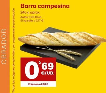 AhorraMas Pan oferta