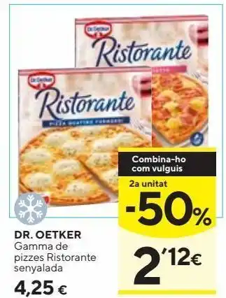 Caprabo Pizza ristorante oferta