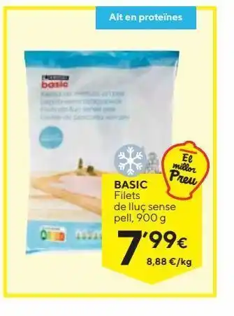 Caprabo Filetes de merluza eroski oferta