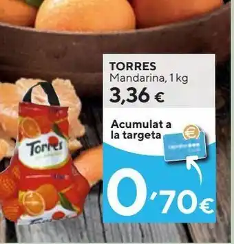 Caprabo Mandarinas torres oferta