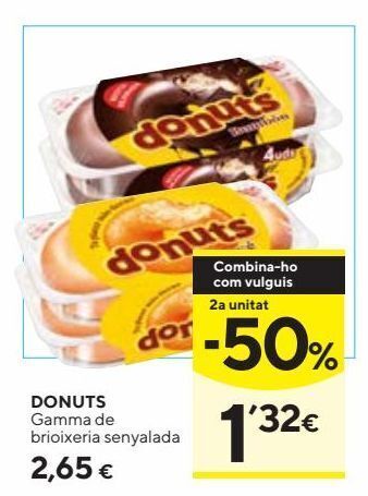 Caprabo Pastelitos donuts oferta
