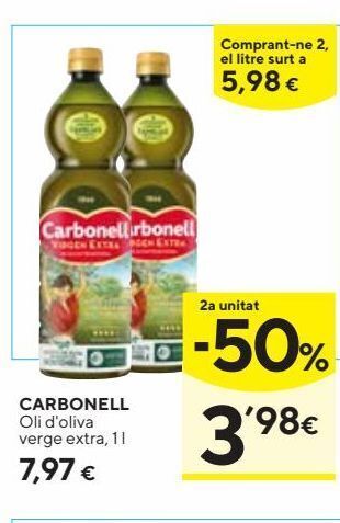 Caprabo Aceite de oliva virgen extra carbonell oferta