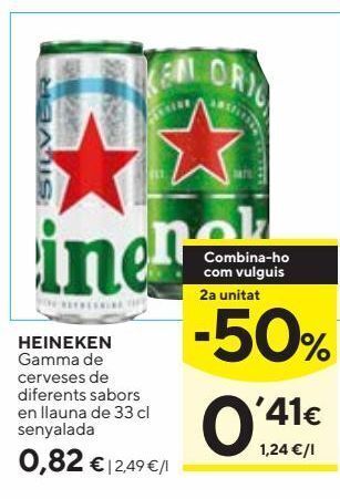 Caprabo Cerveza heineken oferta