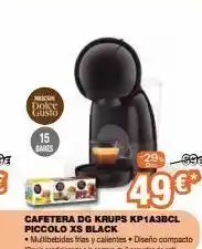 L cafetera dg krups kp1a3bcl piccolo xs black multibebidas frias y calientes diseño compacto "prace condicionado a la compr