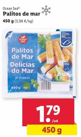 Lidl Palitos de mar ocean sea oferta