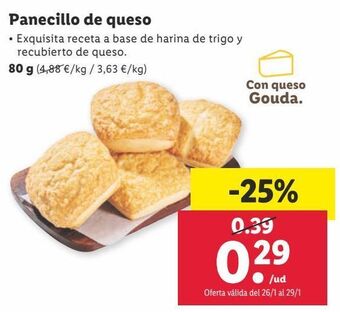 Lidl Panecillo de queso oferta