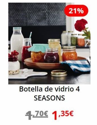 Espaço Casa Botella de vidrio oferta