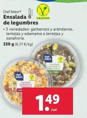 Lidl Ensaladas chef select oferta