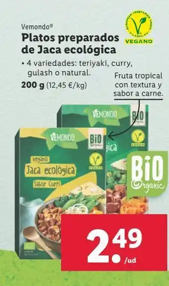 Lidl Platos preparados vemondo oferta